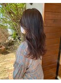 くすみピンク×ローレイヤー