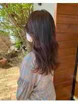 ヘア プロデュース キュオン(hair produce CUEON.) くすみピンク×ローレイヤー