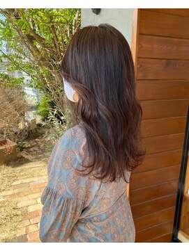 ヘア プロデュース キュオン(hair produce CUEON.) くすみピンク×ローレイヤー