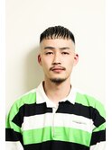 七三オールバックかき上げヘアコンマヘア１６９