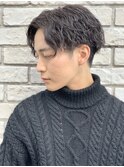 韓国マッシュ波巻きツイストスパイラルパーマセンターパート