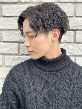 オーガニック アトリエ 大宮(organic+atelier) 韓国マッシュ波巻きツイストスパイラルパーマセンターパート