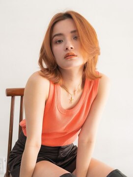 アグ ヘアー ラーク 三島本町タワー店(Agu hair lark) 少し長めのナチュラル韓国ボブ　3