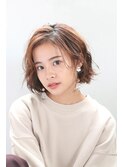 【Coach Hair Studio 新代田店】ゆる巻きボブ
