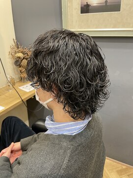 リットジェンツ 千葉(Lit Gents) カット&波巻きスパイラルパーマ【SHOHEI】