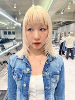 ダブ アオヤマ(DaB AOYAMA)&nbsp;顔周りレイヤー & 抜きっぱなしブリーチ