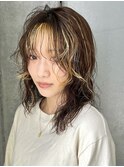 簡単スタイリング♪ウルフヘア×パーマ