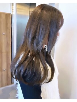 シエルバイアフロート(ciel by afloat) 〇ブリーチなし オリーブベージュ 透明感カラー 艶カラー