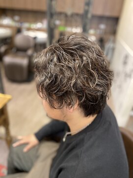 ドラマチックヘア 南越谷店(DRAMATICHAIR) #パーマ #ハイライト#白髪ぼかし