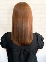 ライフ 住道店(Lyfe)&nbsp;髪質改善セミディストレート_シアカラーベージュ_68