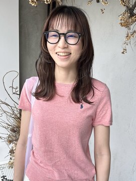 ディレクト(Direct) 《Direct》顔まわりカット×ローズピンク