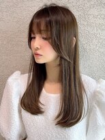 ロンド アンブル 四条烏丸(Lond ambre) 【五島巨幹】レイヤーカット/オリーブベージュ/髪質改善