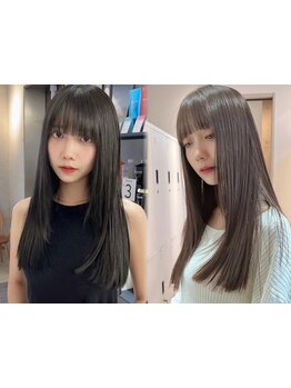 <乾かすだけ!?>髪質改善でスタイリングが楽に…髪質に合わせたご提案*[鹿児島中央駅/髪質改善/韓国ボブ]