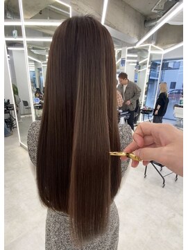 ブラウン(Brown) 髪質改善カラー×髪質改善トリートメント