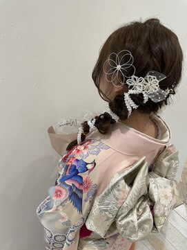 カシェ シモムラ(Cashe'e SHIMOMURA) 成人式ヘア