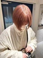 ハル 南平岸(HARU)&nbsp;ブリーチありピンクオレンジ