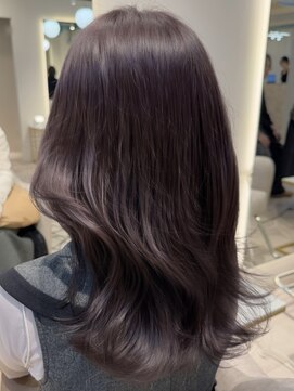 マインバイアフロートギンザ(MYNE by AFLOAT GINZA) レイヤーカット/ハッシュカット/ラベンダーカラー/ブリーチなし