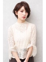 ピアーネ 三宮トアロード店(PIANE)&nbsp;美シルエット大人ショートボブ　大人女性向けココアベージュ