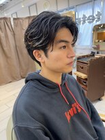 キャンバス バイ ネオリーブ 横浜西口(Canvas by neo.)&nbsp;横浜★センターパートのフェザーパーマ