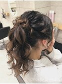 ポニーテール/心斎橋ヘアセット