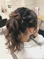 クランルシェ(clan luce)&nbsp;ポニーテール/心斎橋ヘアセット