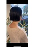 酸性ストレートで作る外ハネボブ