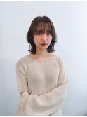 ★韓国ヘア/レイヤーボブ前髪顔周りミニウルフ