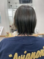 ミエル ヘア 新宿(miel hair)&nbsp;寒色メッシュスタイル