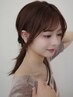 【NANAKO顧客指名限定】おすすめ！小顔前髪カット+前髪ストレート￥9800