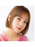 小顔カット+リタッチケアカラー+髪質改善ハホニコトリートメント【新宿】