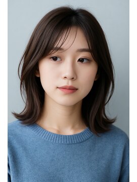 ヘアーディープ(hair deep) 外はね×ショコラブラウン