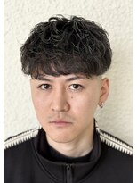 ヨシザワインク バンダイ(YOSHIZAWA Inc. BANDAI)&nbsp;メンズパーマ/スペインカール/爽やか/清潔感/フェード/刈り上げ