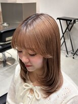 ファルベ(Farbe)&nbsp;黒髪/オリーブグレー/小顔/ココアベージュ