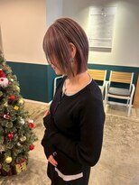 ヘアーブレイス(hair brace)&nbsp;千葉駅/着物ヘア/大人ガーリー/ダークアッシュ/似合わせカット