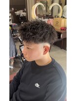 ハイパー(HYPER)&nbsp;フェードツイストジェット【メンズ/パーマ】