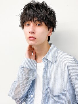 ウェイク ヘアー メイク(wake hair make) メンズパーマ！ツイスパ×波巻きパーマで爽やかイメチェン