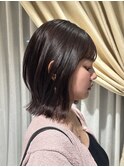 ボブレイヤーのくびれヘア