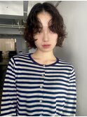 ショートボブレイヤーボブパーマスパイラルパーマ顔まわりカット