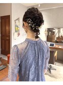 お呼ばれヘアセット
