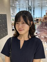 ザザ シンジュク(ZA/ZA shinjuku)&nbsp;ぱつっとミディアム/ミディアムヘア/くびれ巻き