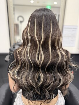 ヘアーデザイン ジェルム(Hair Design germe) ハイライトプルエクステ/HYOU