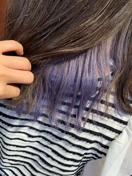 エイム ヘア デザイン 町田店(eim hair design) インナーカラー/ラベンダー/バイオレット/デザインカラー/ボブ