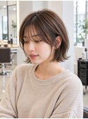 レイヤーボブ髪型20代30代40代前髪あり前髪なし面長丸顔南越谷