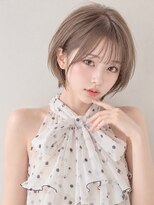 シー バイ ロンド 新宿(Sea by Lond)&nbsp;ワンホンレイヤ ー×ダークブルー[デジタルパーマ/ボブ/韓国]
