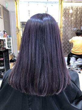 ロンドアベニール 北千住(Lond avenir) namie ブリーチあり!パープル系カラー