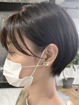 マルツ 銀座(maltu) 20代30代40代50代大人かわいい-5歳丸みショート銀座美容室