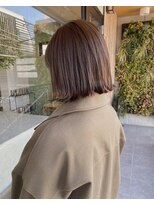 コフィー バイ メルト 吉祥寺(cofy by melt)&nbsp;【中澤彩乃】ブリーチなしミニボブラベンダーベージュブラウン
