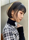 小顔カット◎ナチュラルボブ10代20代30代