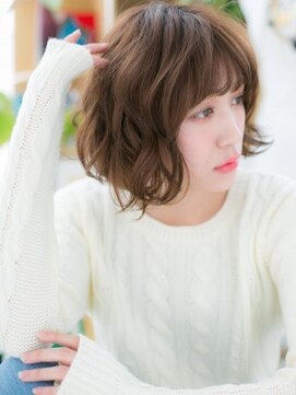 カバーヘア ブリス 志木南口駅前店(COVER HAIR bliss) フレンチカジュアル小顔くせ毛風ボブショートa志木20代30代40代!