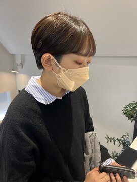 トレス(TRESS) 耳掛けショート　ショートボブ　ブラウンベージュ